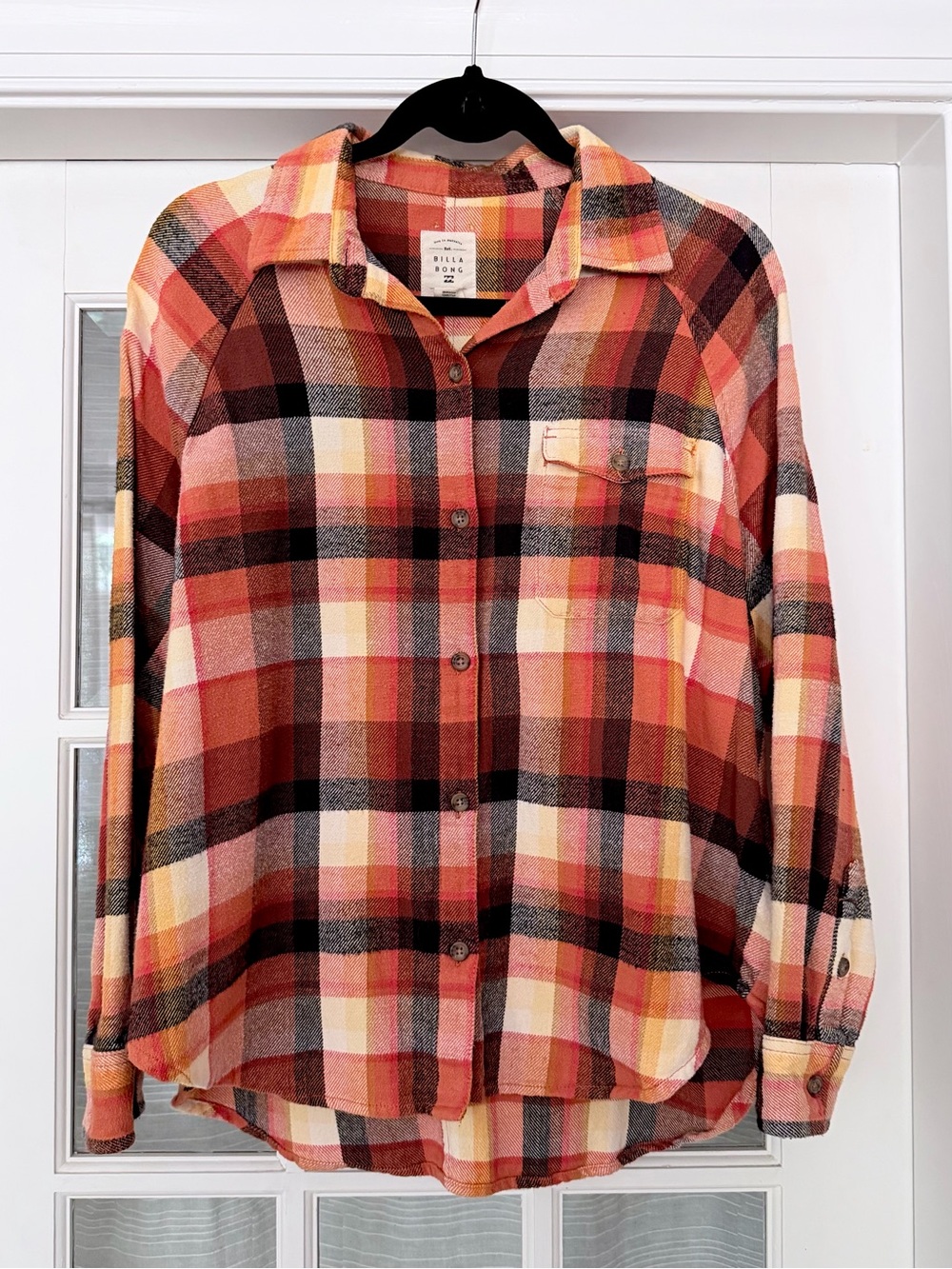 Billabong Plaid Button-Down Shirt